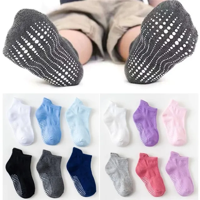 Children's non-slip socks - various colours