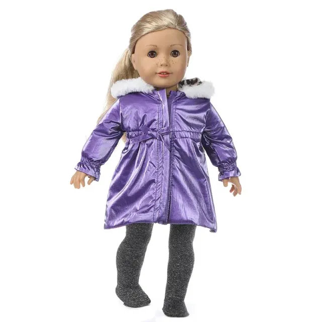 Tasteful dress for baby doll 45 cm big - Winter sets, dress