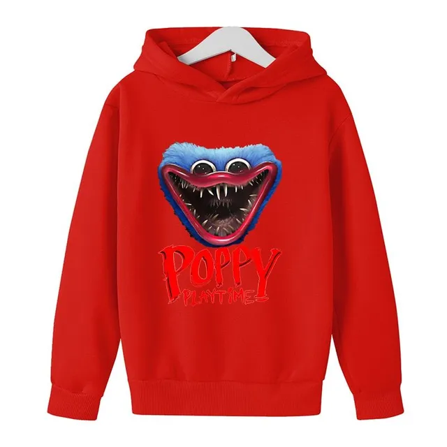 Children's modern hoodie with Poppy Play Time Huggy Wuggy