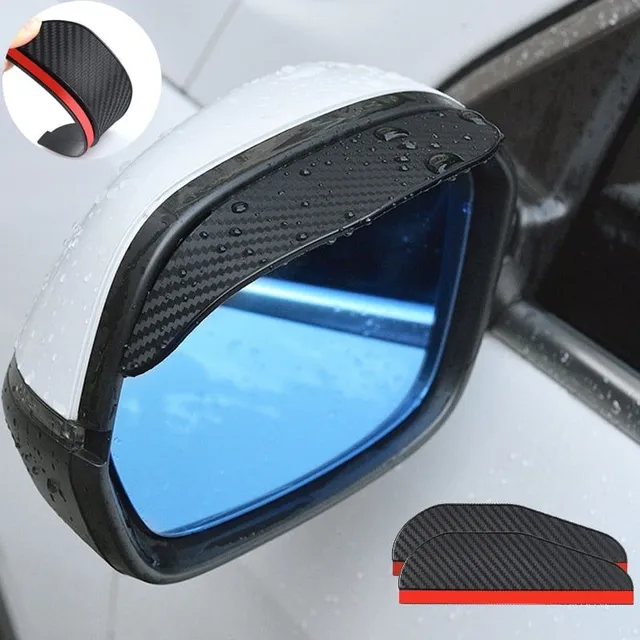 2PCS Car Rearview Mirror Rain visor for eyebrows