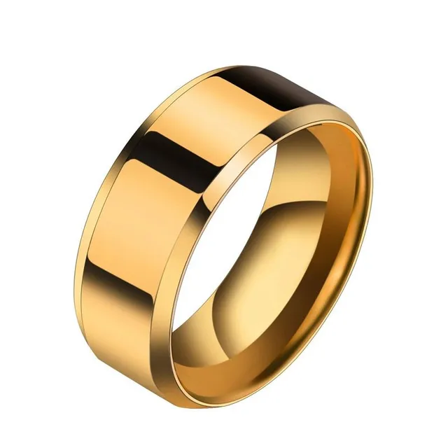 Titánový nerezový prsteň pre mužov a ženy