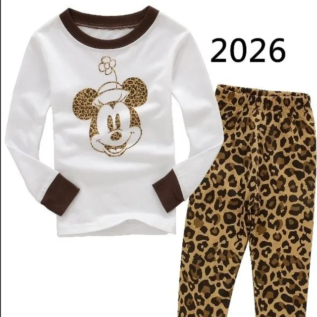 Beautiful children's pajamas for sleeping with Mickey Mouse