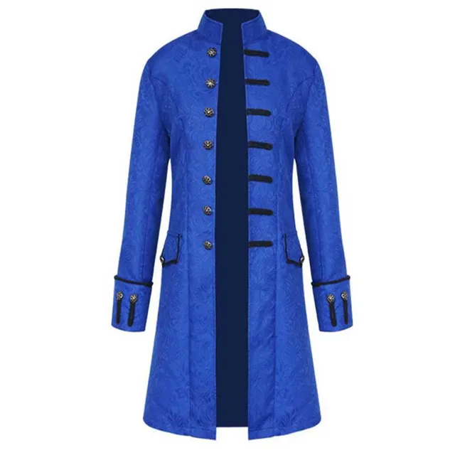 Men's Coat with Gothic Motif