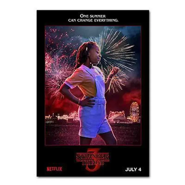 Stylowy plakat oparty na filmie Stranger Thing 8 30 X 20 cm