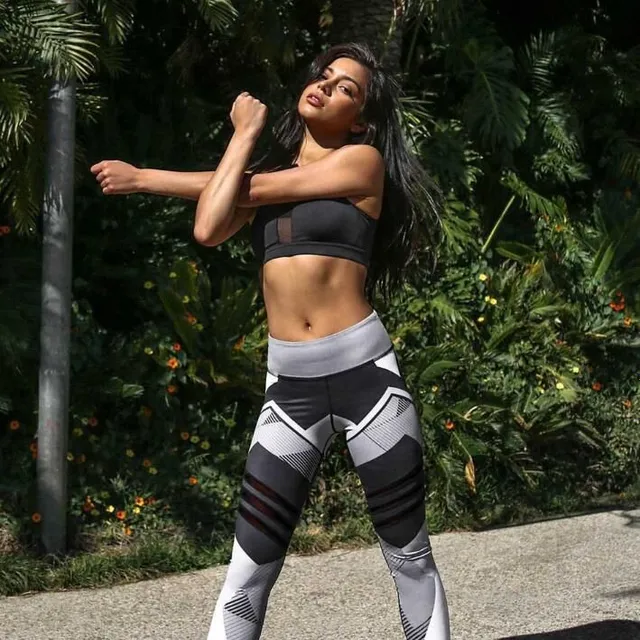 Sports leggings with high waist Evie