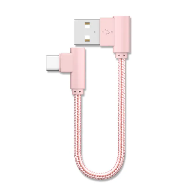 Lomený dátový kábel USB / USB-C 25 cm