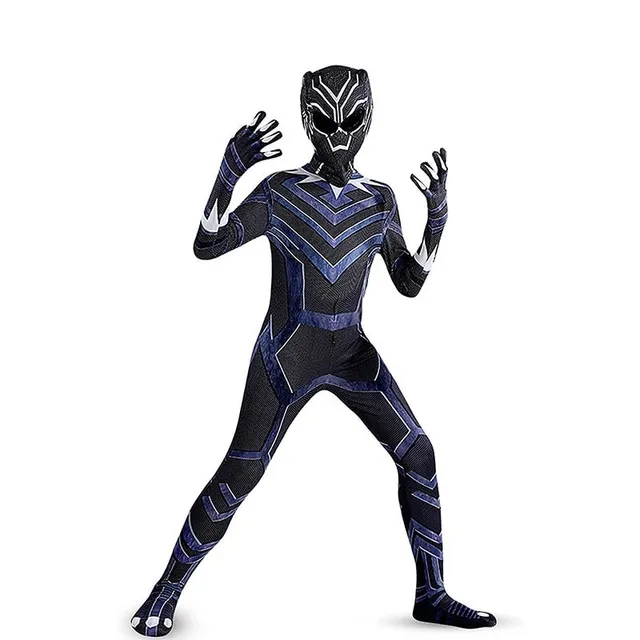 Children's stylish Black Panther costume