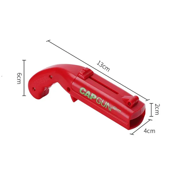 Deschizător de sticle în formă de pistol - mai multe culori