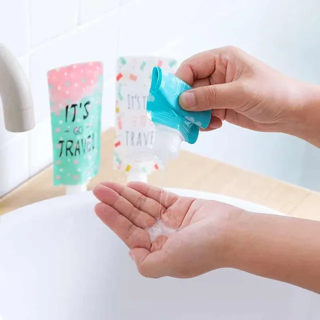 Dispensing sealable bag | Baby food, Shower shampoo