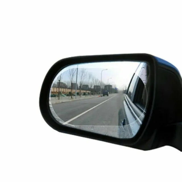 Folii autocolante transparente anti-ploaie pentru oglinda retrovizoare