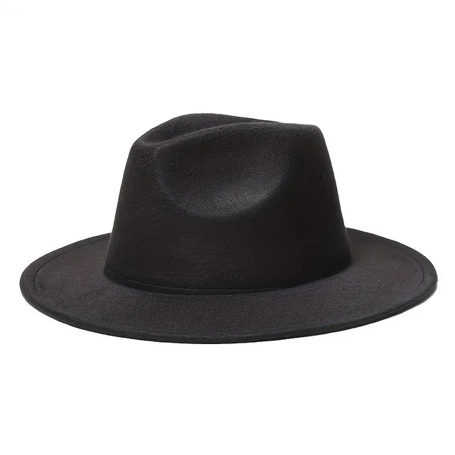 Cappello Fedora unisex in colori bonbon - Cappello classico a tesa larga, in feltro in stile jazz - Trilby