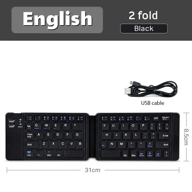 Mini folding keyboard