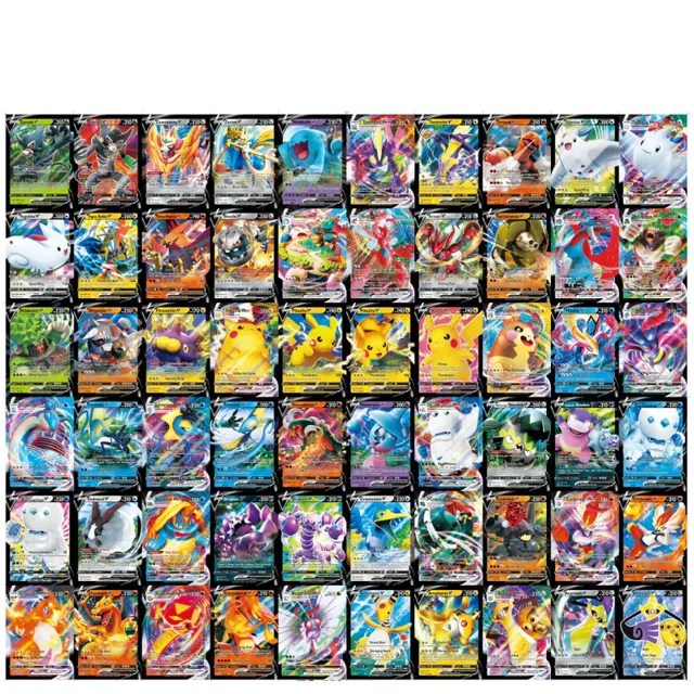Collector's Vibrant Pokemon Cards - 20/50/60 pcs