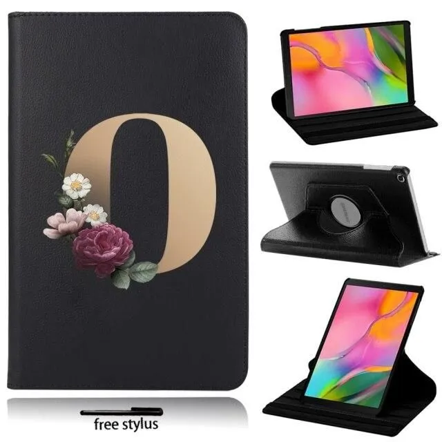 Samsung Galaxy tablet case with initial