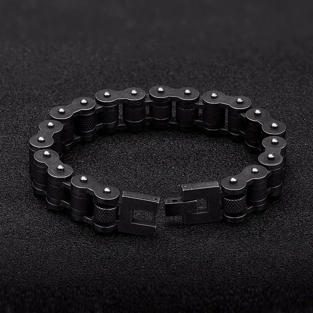 Bracelet pour homme en style chaîne de moto