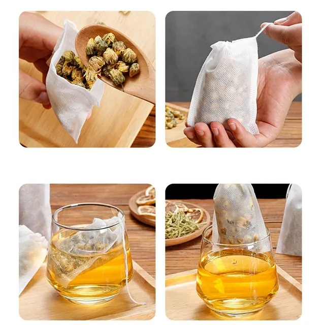 Nano tea bags made of natural material - 10 x 12 cm