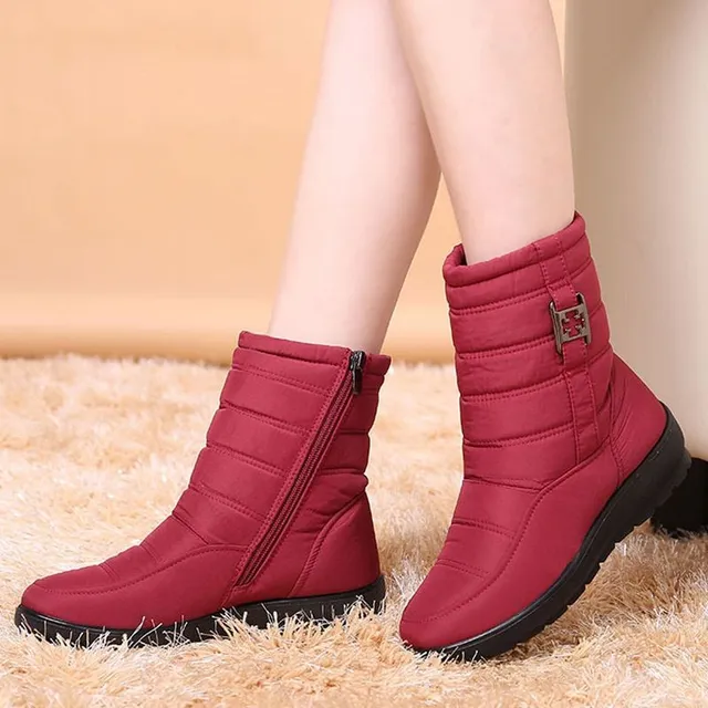 Women's higher waterproof winter boots with fur Evie