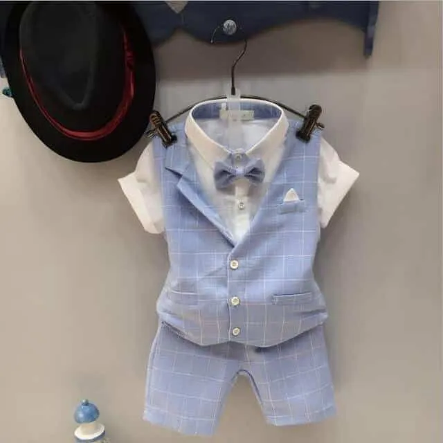 Boys' elegant summer set © Shorts, Shirt, Vesta