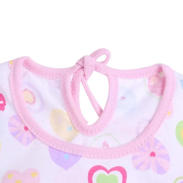 Robe d'été pour fille nouveau-née avec bretelles larges et motif mignon