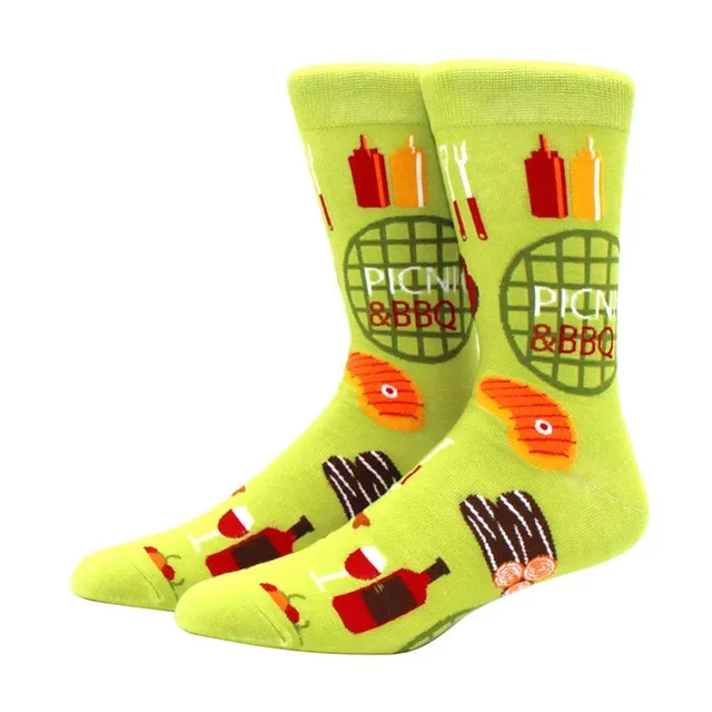 Funny colorful men socks for winter