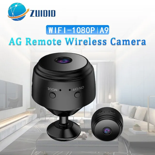 Camere de supraveghere mini A9 cu Wifi 1080p Hd Mini camera Senzor de viziune pe timp de noapte Videocamera Web Video Surveillance Smart Life Home