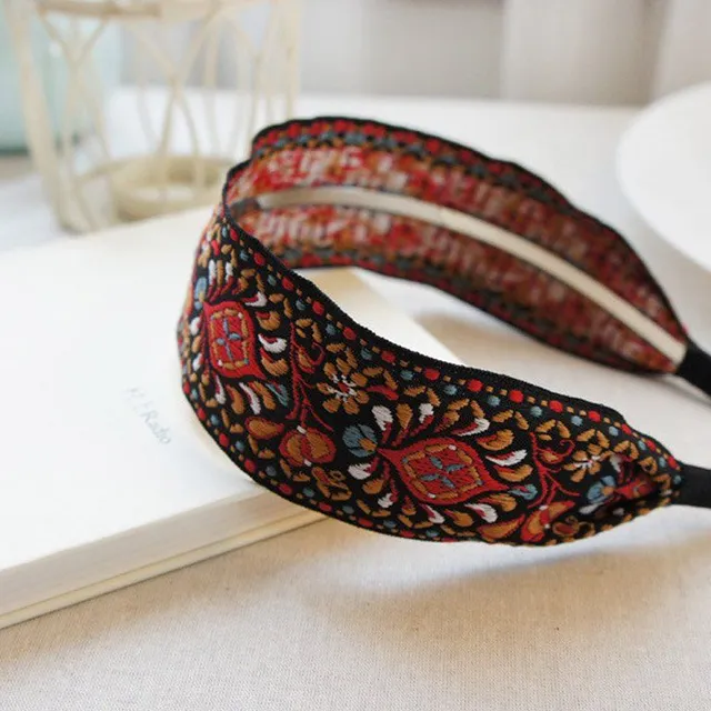 Women's embroidery headband