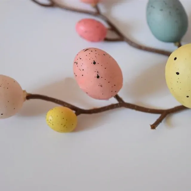 Easter eggs on twig - 3 pcs
