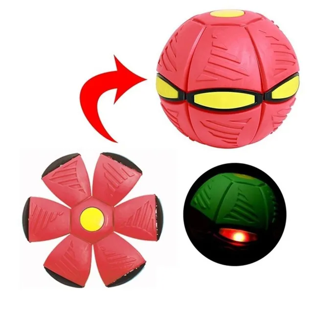 Trendy children's throwing disc/ball with LED lights