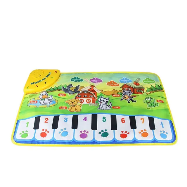 Children's mat with pets