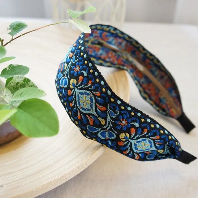 Women's embroidery headband