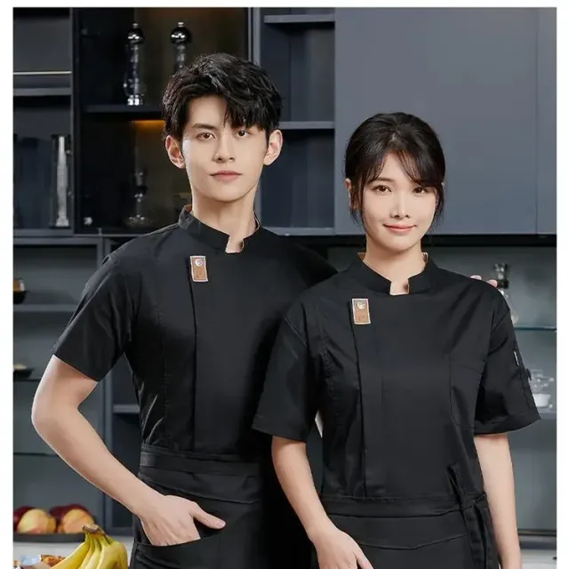 Unisex kuchařská košile s krátkým nebo dlouhým rukávem - Kuchařská uniforma