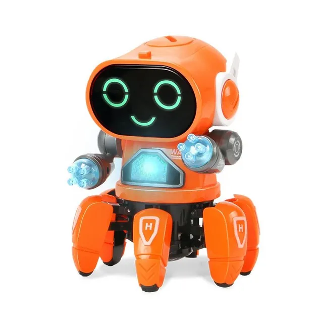 Dancing glowing robot for children