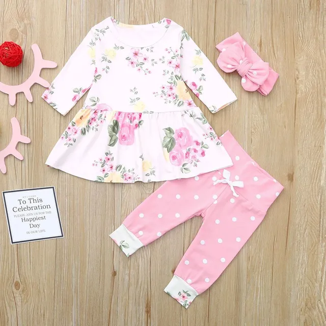 Girl's cute floral set Avery