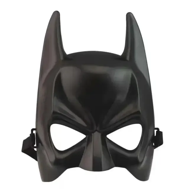 Carnival design mask - Batman-style scrub, black color