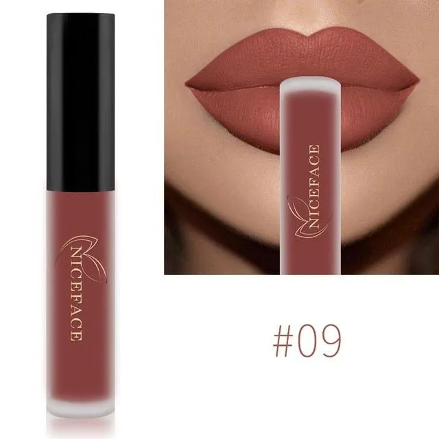 Matt waterproof long-lasting lipstick - more colors