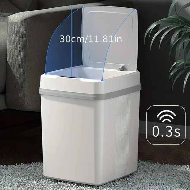 12L Smart Sensor Garbage Basket: Automatic Multifunctional Touch Storage Bucket