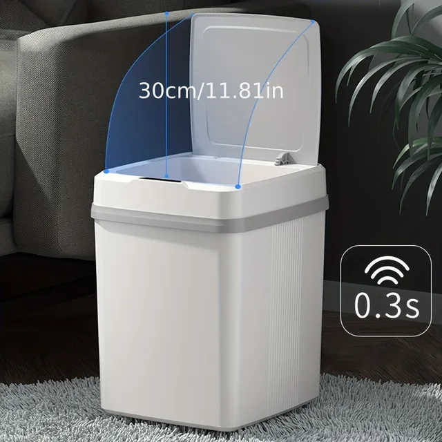 12L Smart Sensor Garbage Basket: Automatyczny wielofunkcyjny wózek do przechowywani