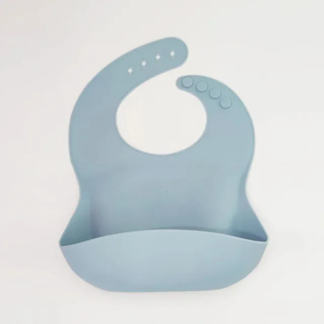 Col en silicone pour enfant - Bavoir imperméable pour bébés et tout-petits