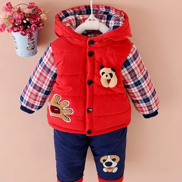 Ensemble d'hiver confortable pour enfants Animal