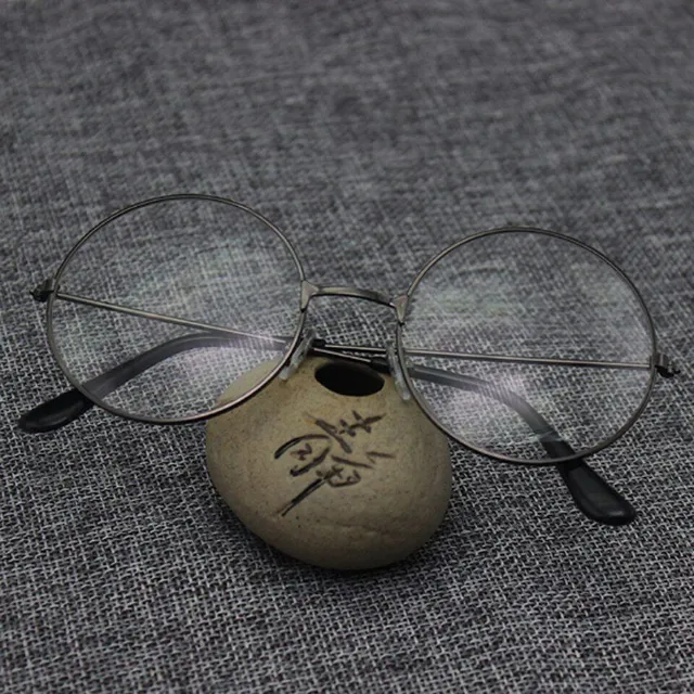 Unisex round nondioptric vintage glasses