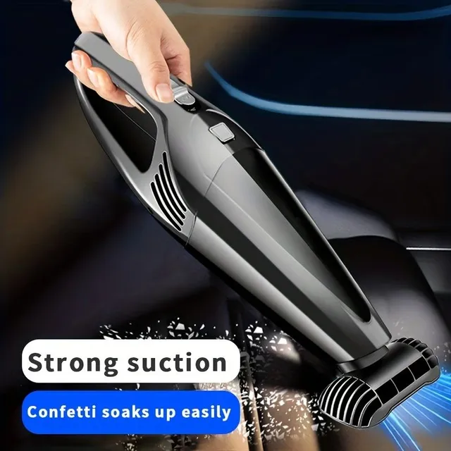 Wireless on-board vacuum cleaner © High performance © Into the car and home © Strong suction