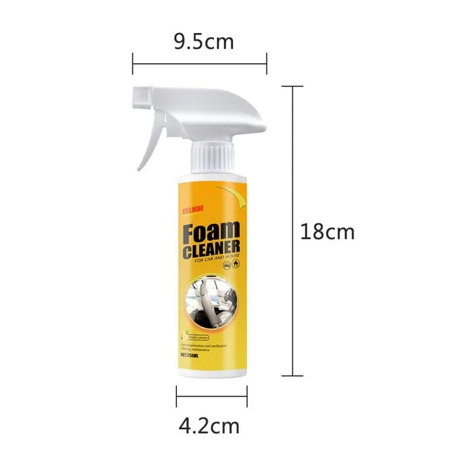 60/120/250ML Multipurpose Car Foam Cleaner Strong Decontamination Foam Rust Remover Car Roofs Seats Interior Cleaning Accessories