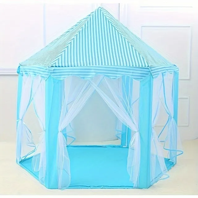 Children's Play tent - Hexa castle for small princesses and knights