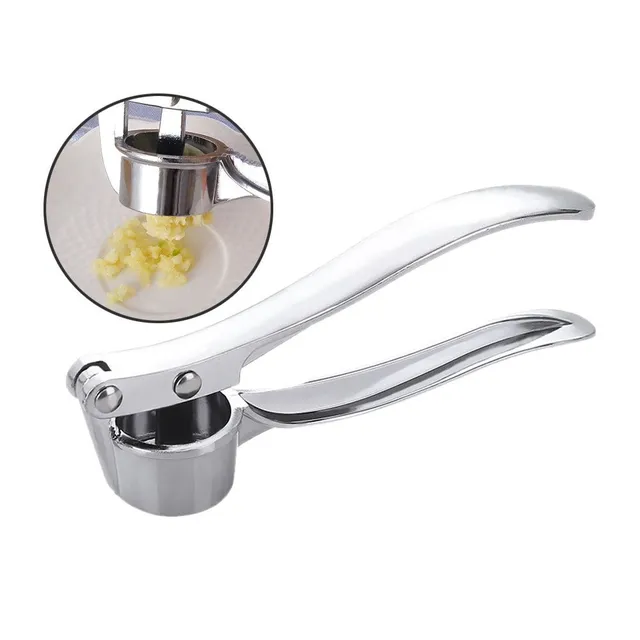 Silver garlic press (Silver)