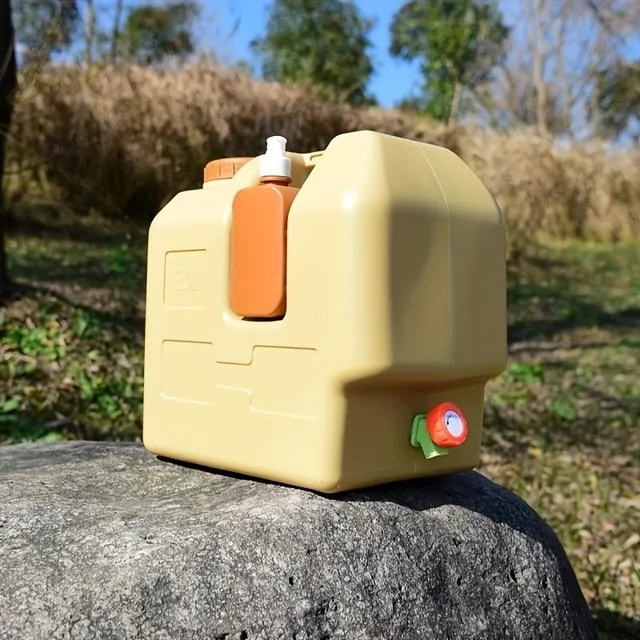 1 Pcs 20l Insoluble Portable Camping Water Tank with Cock