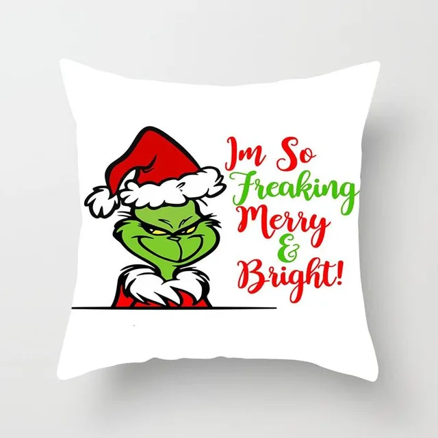 Christmas practical pillowcase with Grinch printing