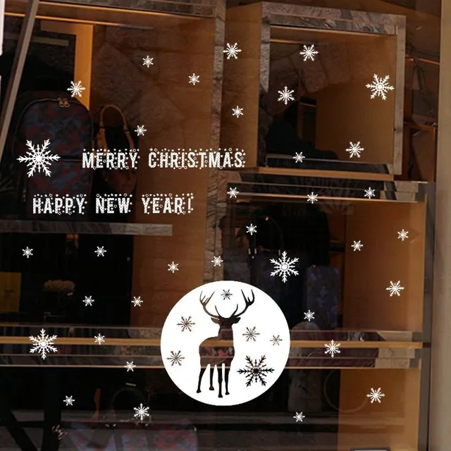Beautiful window stickers for Christmas