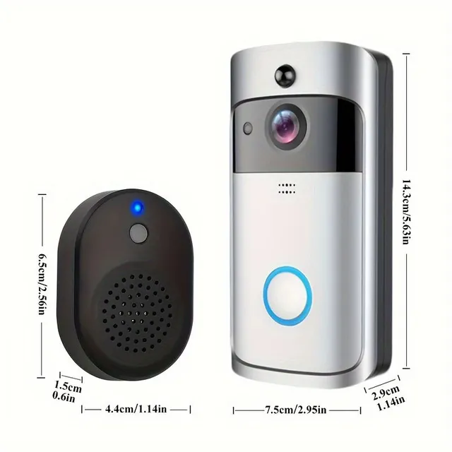 Wireless video bell camera with alarm