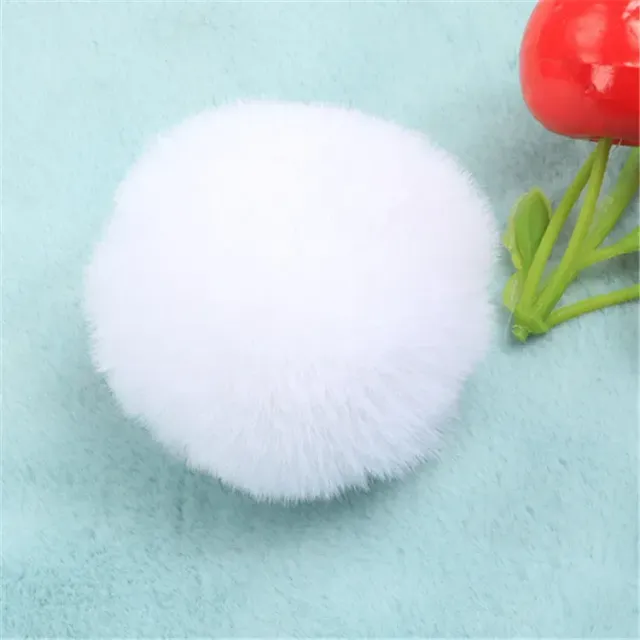 Colorful fluffy soft pompon balls