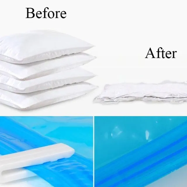 Vacuum bags for clothing storage - 6 sizes